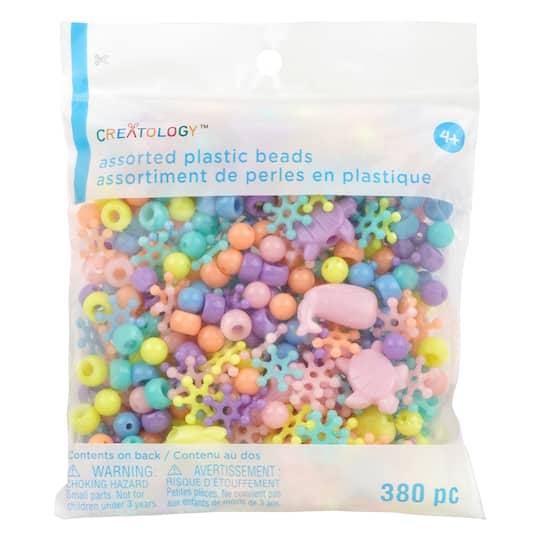 Pastel Mixed Shape Beads by Creatology™, 380ct.
